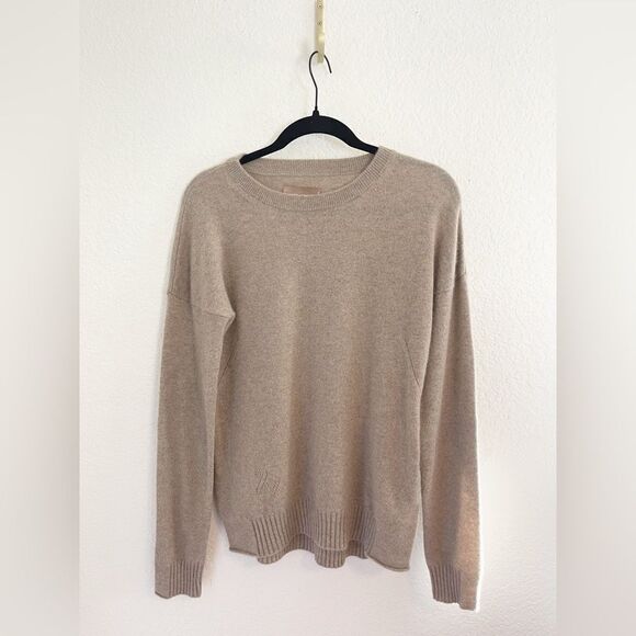 Zadig & Voltaire Vivi Patch Star Elbow Patch 100% Cashmere Sweater NWT. Small - Picture 4 of 11